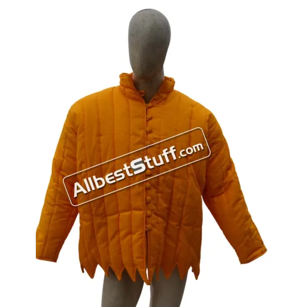 Thick Padded Zig Zag design Gambeson Cotton Padded