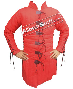 Thick Padded Cotton Body fit Gambeson Armpit Slit