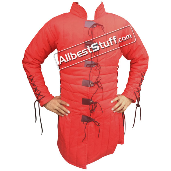 Thick Padded Cotton Body fit Gambeson Armpit Slit
