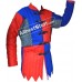 Multi Colored Cotton Gambeson with Riveted Maille Voiders