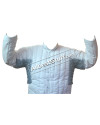 Cotton Gambeson Flat Riveted Maille Voider in Galvanized Finish image 6