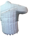Cotton Gambeson Flat Riveted Maille Voider in Galvanized Finish image 3