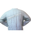 Cotton Gambeson Flat Riveted Maille Voider in Galvanized Finish image 5
