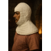 Medieval Linen Arming Coif Padded Protective Hood for Reenactment Costume