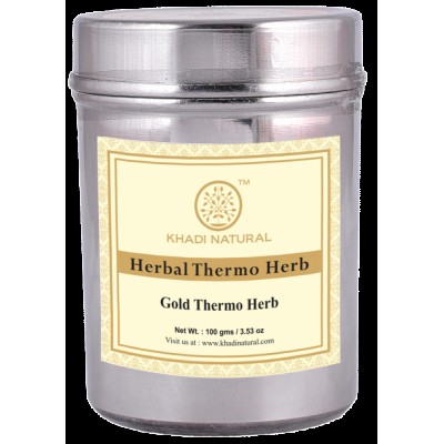 Khadi Natural Gold Thermo Herb Skin Tightening Face Pack 100 gm Face Skin Care