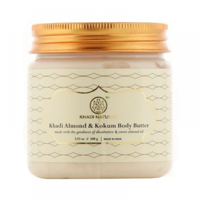 Khadi Natural Almond & Kokum Body Butter 100 gm Ayurvedic Skin Face Body Care