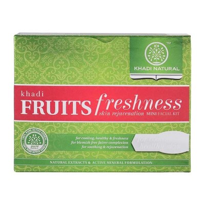 Khadi Natural Fruits Freshness Skin Rejuvenation Mini Facial Kit 75 gm Ayurvedic