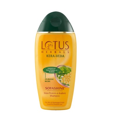 Lotus Herbals Kera Veda Soyashine Soya Protein & Brahmi Shampoo 200 ml Hair Care