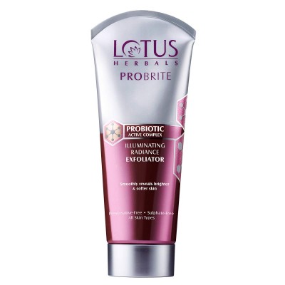 Lotus Herbals PROBRITE Illuminating Radiance Exfoliator 100 gm Skin Face Care