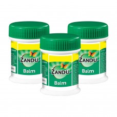 Lot of 3 Zandu Balm (25ml X 3) headache body cold sports gym pain Ayurvedic care
