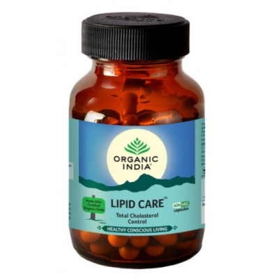 Pack of 2 Organic India Lipidcare 120 Capsules USDA GMO Ayurvedic Natural Care