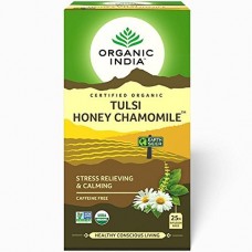 Lot of 4 Organic India Tulsi Honey Chamomile 100 Tea Bags Ayurvedic Natural Care