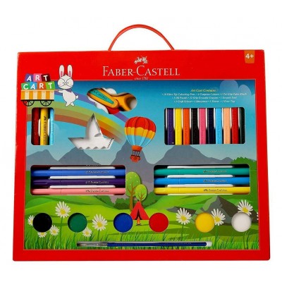 Faber-Castell Art Care Kit with 33 Units Paint Brush (Multicolor) student school