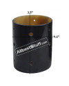 Horn Candle Holder, Polished Silvered Candle Cup and Stand image 1