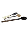 Set of 3 Horn Serving Spoon Medieval Cutlery Set image 2