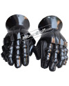 Medieval Hourglass 14th Century Gauntlets Black finish image 1