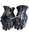 Medieval Hourglass 14th Century Gauntlets Black finish image 3