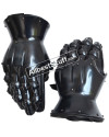 Medieval Hourglass 14th Century Gauntlets Black finish image 4