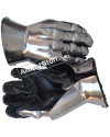 16 Gauge Medieval Knight Gauntlets Gothic Hourglass Gauntlets 14th Century image 3