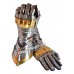 SALE! Medieval Articulated Gauntlets with Brass Accents