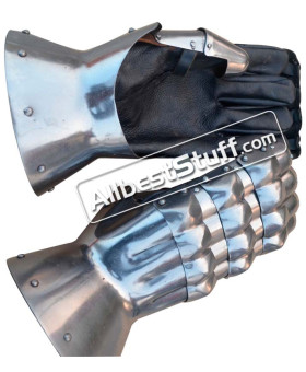 SALE! Medieval Functional Gloves Made of 16 Gauge Steel Mitten