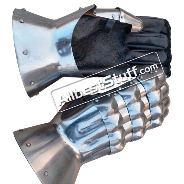 SALE! Medieval Functional Gloves Made of 16 Gauge Steel Mitten
