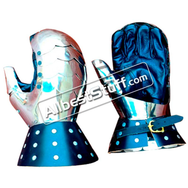 Medieval Metal Gauntlet 18 Gauge Titanium Mitten
