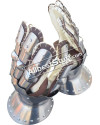 Medieval 18 Gauge Gauntlets Gothic Knight Hourglass Gauntlets 14th Century image 2