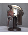 Miniature Gladiator Helmet with mini Wooden Stand image 2