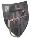 SALE! Medieval Metal shield with Leather and Shoulder Belt image 1