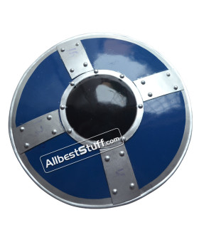 Medieval Norseman Viking Saxon Iron Steel Armor Buckler Shield