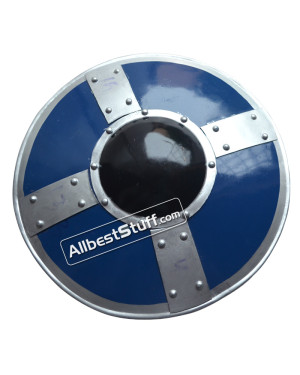 Medieval Norseman Viking Saxon Iron Steel Armor Buckler Shield