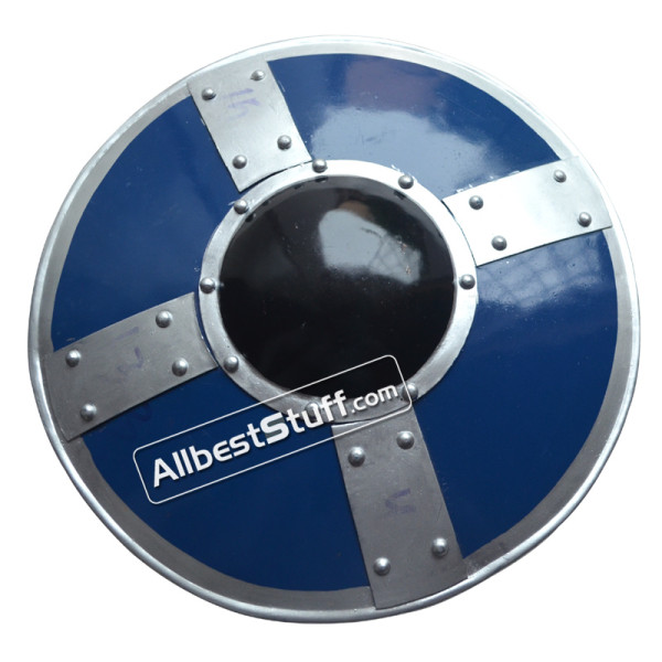 Medieval Norseman Viking Saxon Iron Steel Armor Buckler Shield