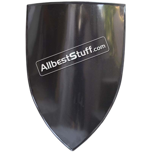 Crusader's shield 13th cent. Medieval Metal Shield Painted Black