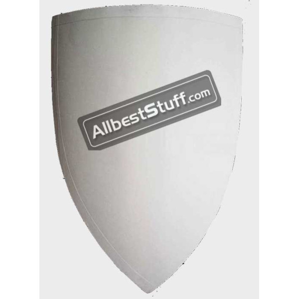 Wooden Armour Crusader Shield 13th cent., Primed + Unpainted