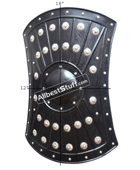 Medieval Barbarian Armor Templar Viking 18 Inches Iron Shield