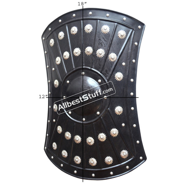 Medieval Barbarian Armor Templar Viking 18 Inches Iron Shield