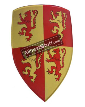 SALE! Medieval Metal Shield Crusader Shield Painted Metal