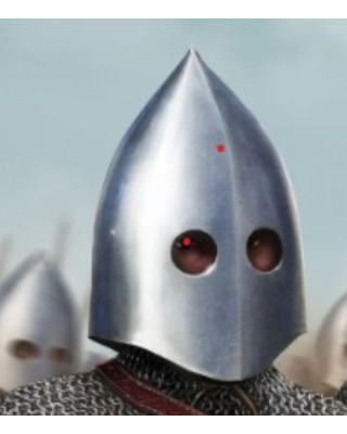 Medieval 18 Gauge Mild Steel 12th century Helmet