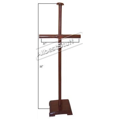 Extra Large Wooden Stand Brown For Lorica Segmentata Foldable Wooden Stand
