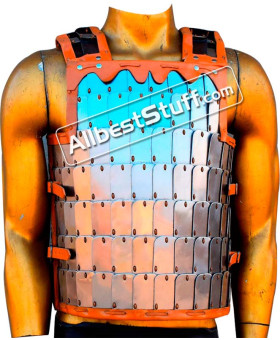 Medieval Mild Steel Lamellar Breastplate Armor
