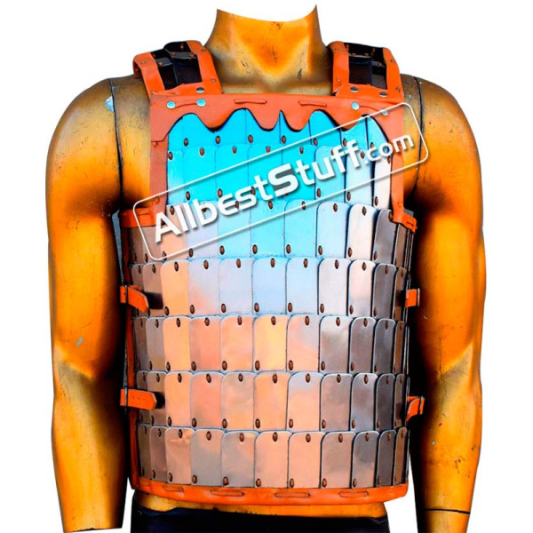 Medieval Mild Steel Lamellar Breastplate Armor