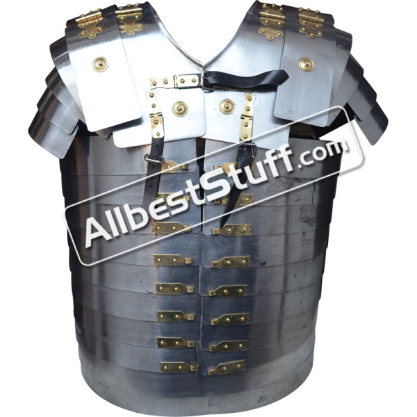 XL Size Roman Lorica Segmentata Armour with Leather Strap Segmenta