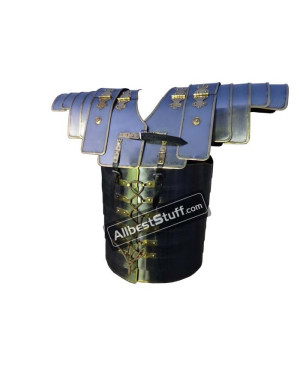 Lorica Segmentata Legionare Armor Leather Strap and Brass Lining
