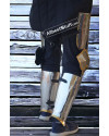 15th Century Churburg Stainless Steel Arm and Leg Plate Armour image 5