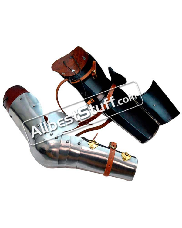 Medieval 15th Century Arm Protection Armor 18 Gauge Steel