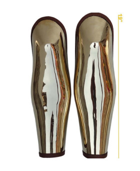 SALE! Brass Greaves Shin Protection Costume Armour 18 Gauge