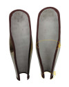 SALE! Brass Greaves Shin Protection Costume Armour 18 Gauge image 1