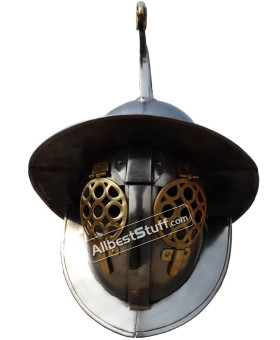 Roman Gladiator Helmet Heavy Duty 14 Gauge Medieval Thracian Helmet