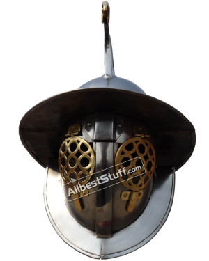 Roman Gladiator Helmet Heavy Duty 14 Gauge Medieval Thracian Helmet